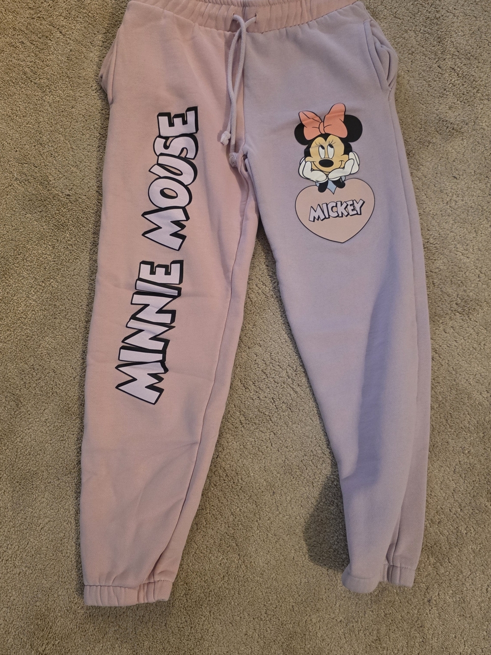 Minnie Mouse Pink Split-Tone Joggers